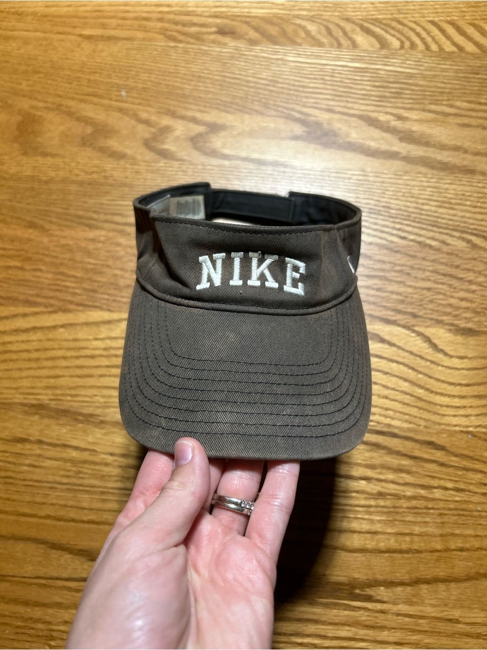 Vintage Adult Nike Brown Performance Visor - One Size